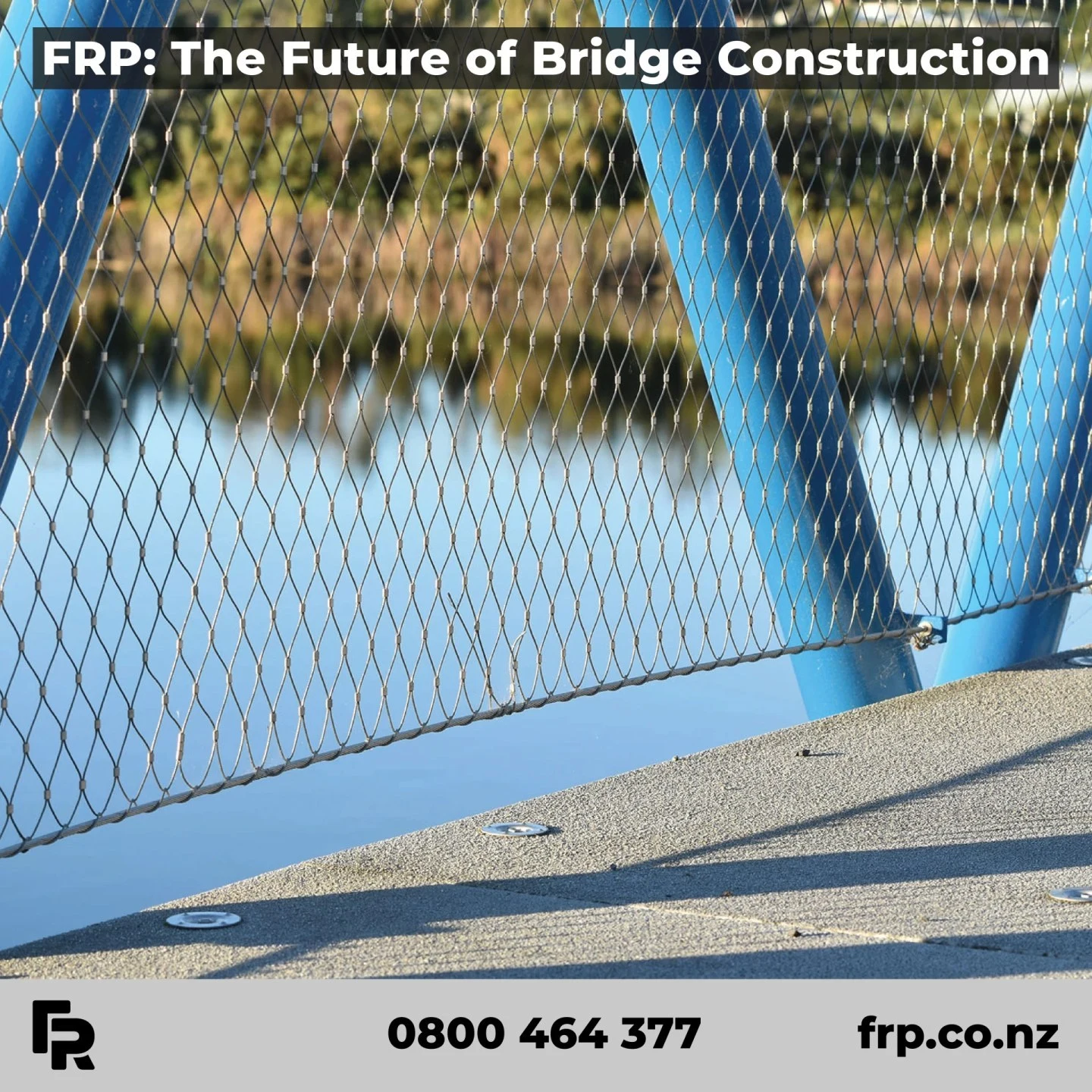 Enquire for Cover Top Grating.

#frp #frpproducts #bridges #nzconstruction #nzarchitects #commercial #civil #engineers #engineering #walkways #cycleways