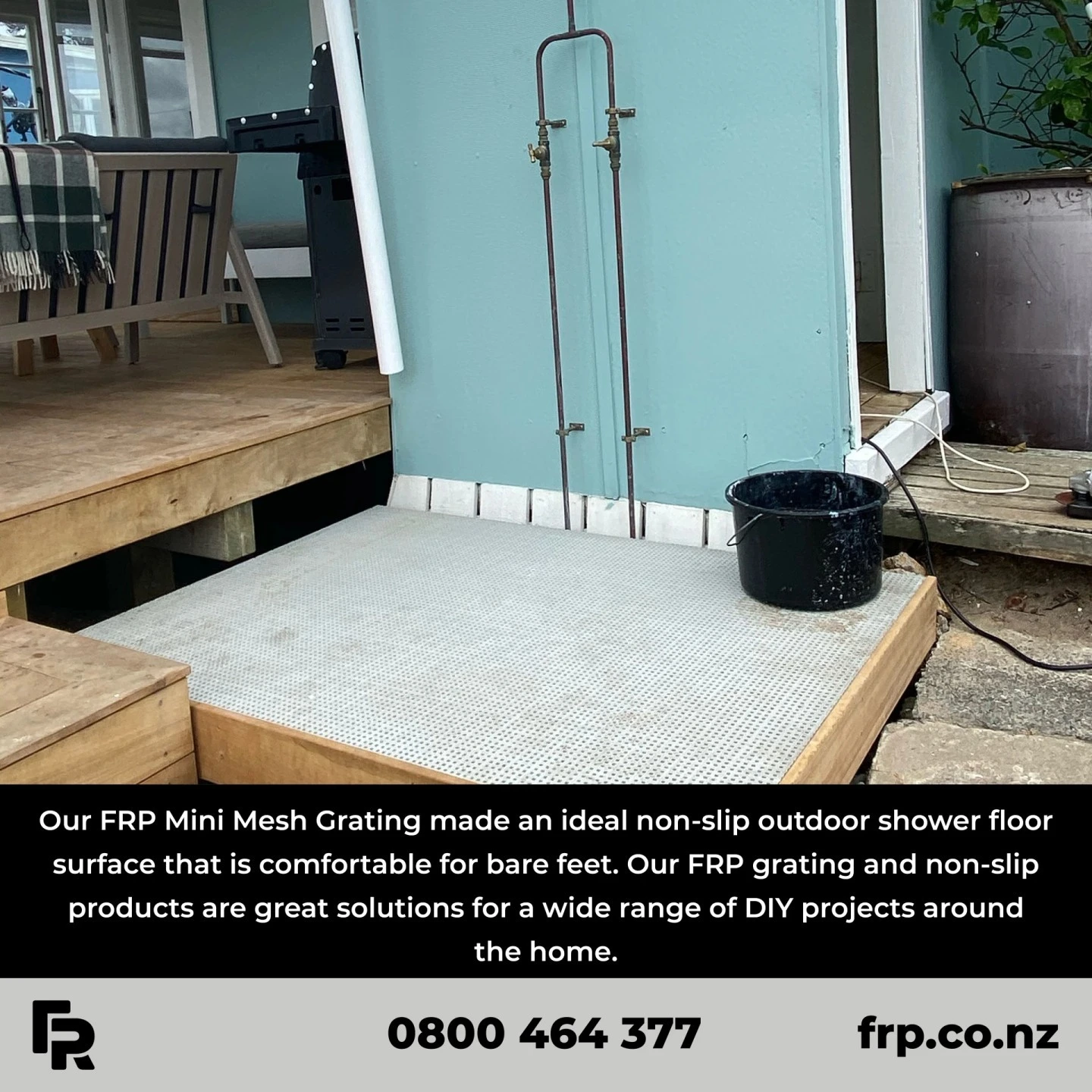 Get summer-ready with FRP!

#frp #frpproducts #residential #diyprojects #outdoorliving #diy #flooring #non-slip