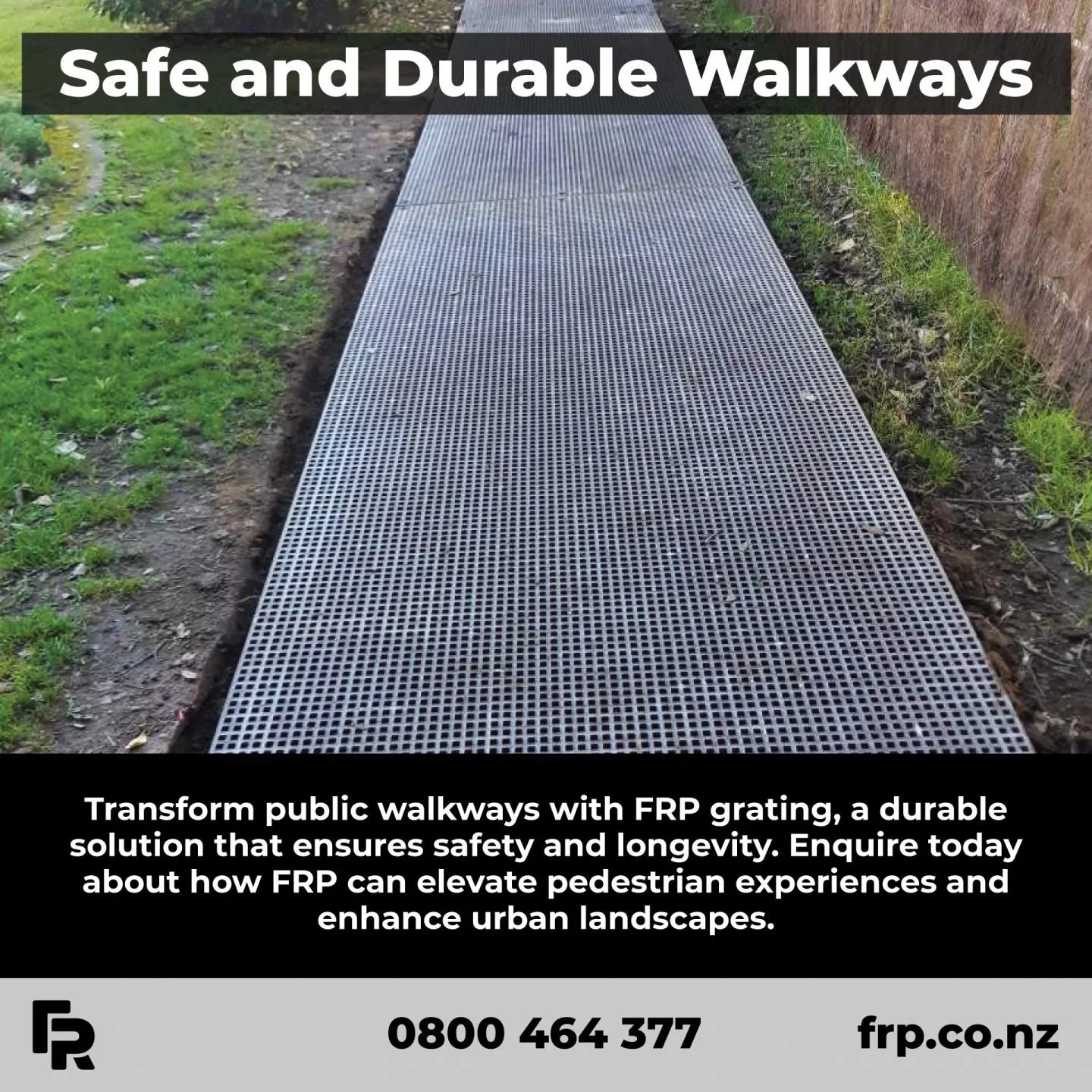 Enquire today!

#frp #frpproducts #commercial #landscaping #landscapedesign #nzarchitects #walkways