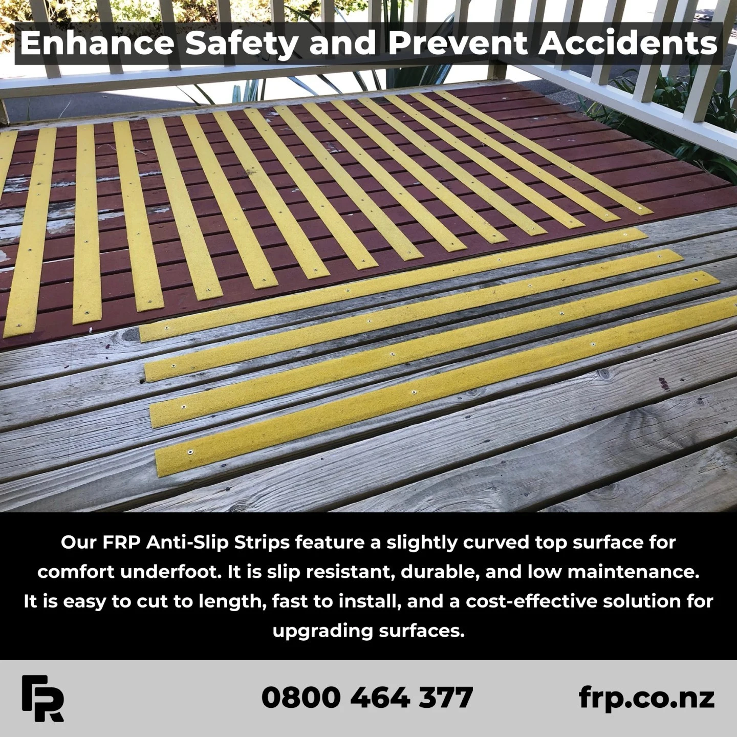 Talk to us today for winter anti-slip solutions!

#frp #frpproducts #antislip #nonslip #walkways #safety #residential #commercial #industrial #civil #nzarchitects