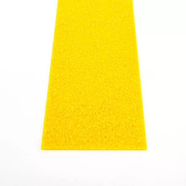 FRP anti-slip flat sheet strip colza yellow RAL 1021