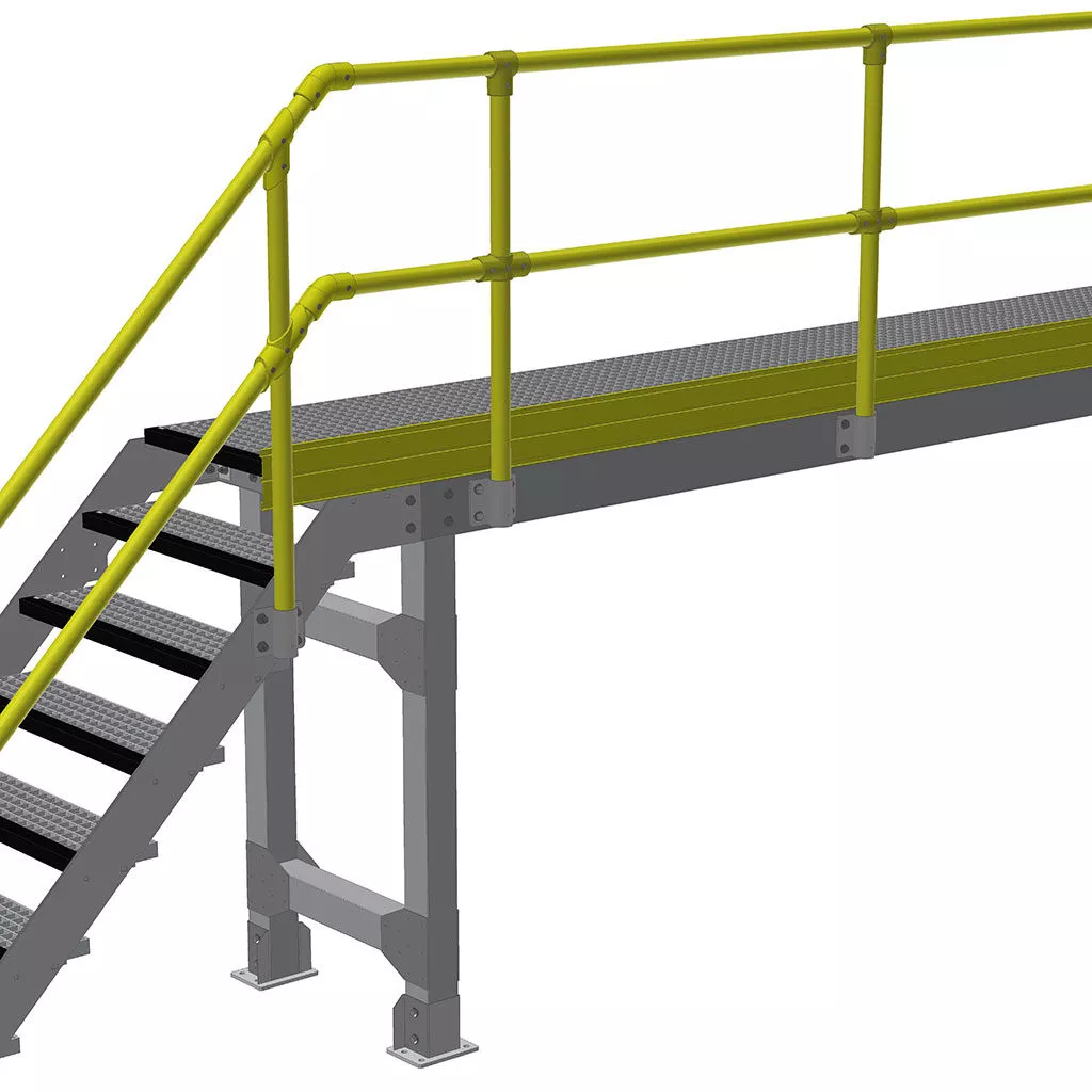 Modular-handrail-system-general-stair-to-platform-transition