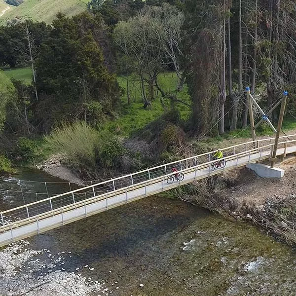 FRP Grating Cycle Bridge Municipal Applications