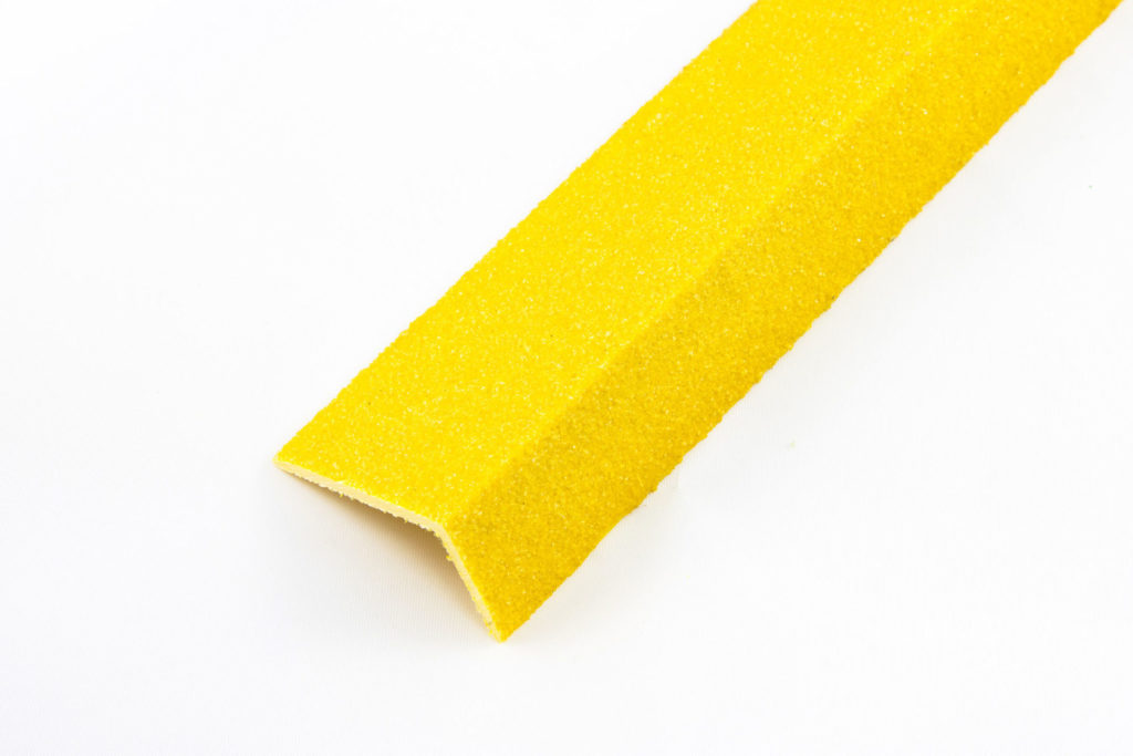 FRP anti-slip ramp cleat colza yellow RAL 1021