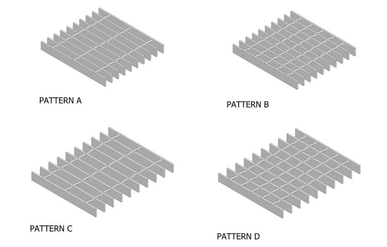 steel grating patterns