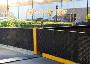 FRP Mini Mesh Grating carpark fencing.