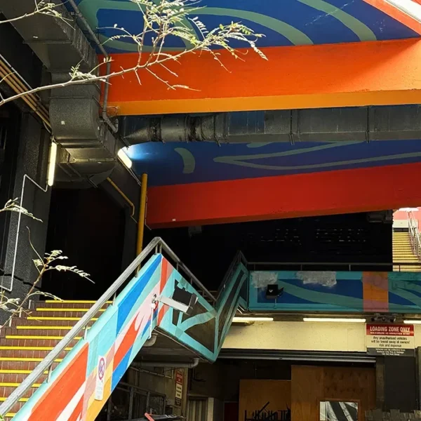 FRP stair nosing on Wellington stairway.