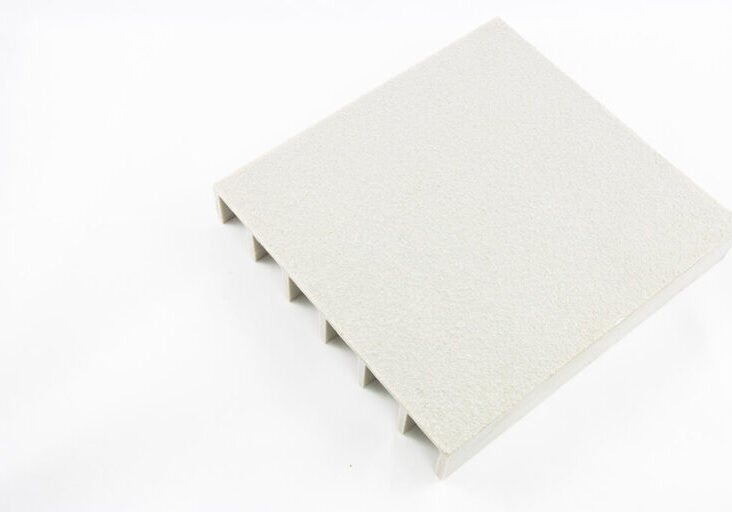 FRP cover top grating grey sample