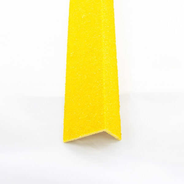 FRP yellow anti-slip Stair Nosing sample.