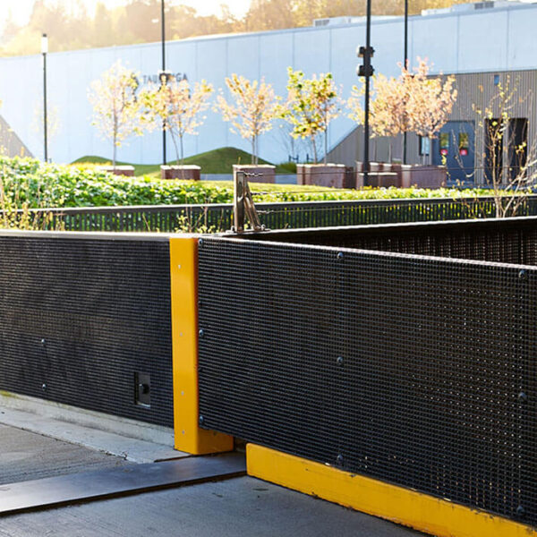 FRP Mini Mesh Grating carpark fencing.
